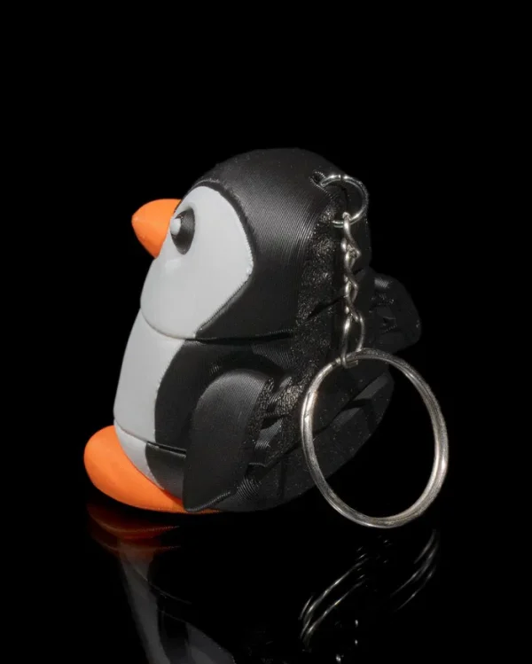Breloc Chubby Penguin - imagine 3
