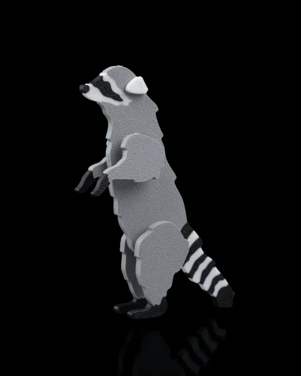 Racoon Standing Kit Card