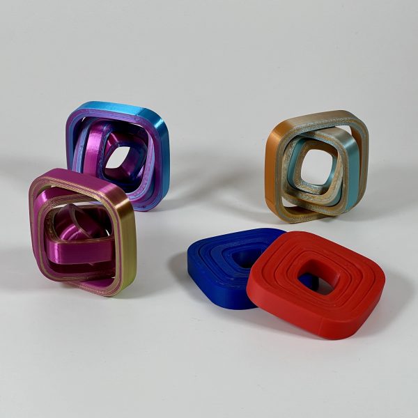 Breloc Fidget Axis Spinner