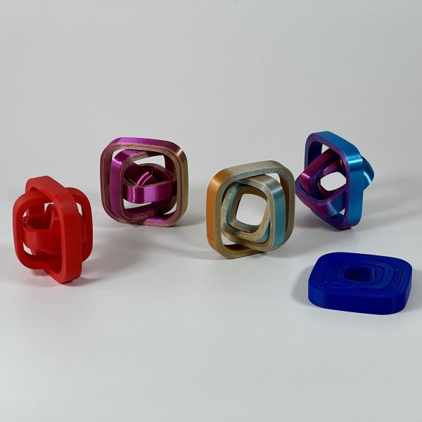 Breloc Fidget Axis Spinner - imagine 2