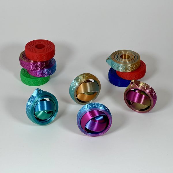 Breloc Fidget Gyro Spinner