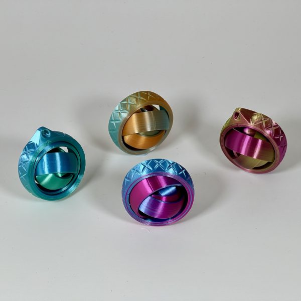 Breloc Fidget Gyro Spinner - imagine 4